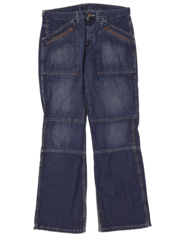 Lee Dame Bootcut Jeans W33 L33 Marineblå Bomuld