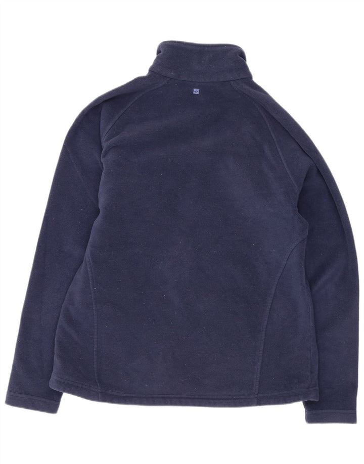 Mountain Warehouse Dame Fleecejakke UK 12 Medium Navy Blue Polyester