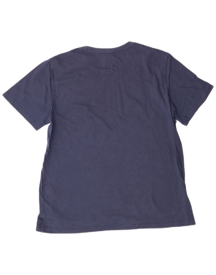 LEVI'S Mens Standard T-Shirt Top Large Navy Blue Cotton