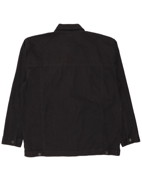 Quiksilver Herre denimjakke UK 42 XL Sort Bomuld