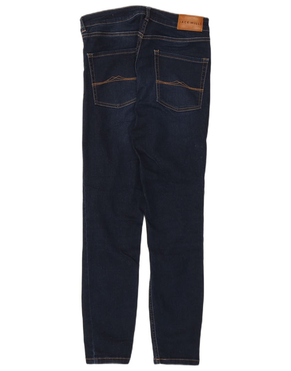 JACK WILLS Dame Crop Skinny Jeans W27 L25 Marineblå