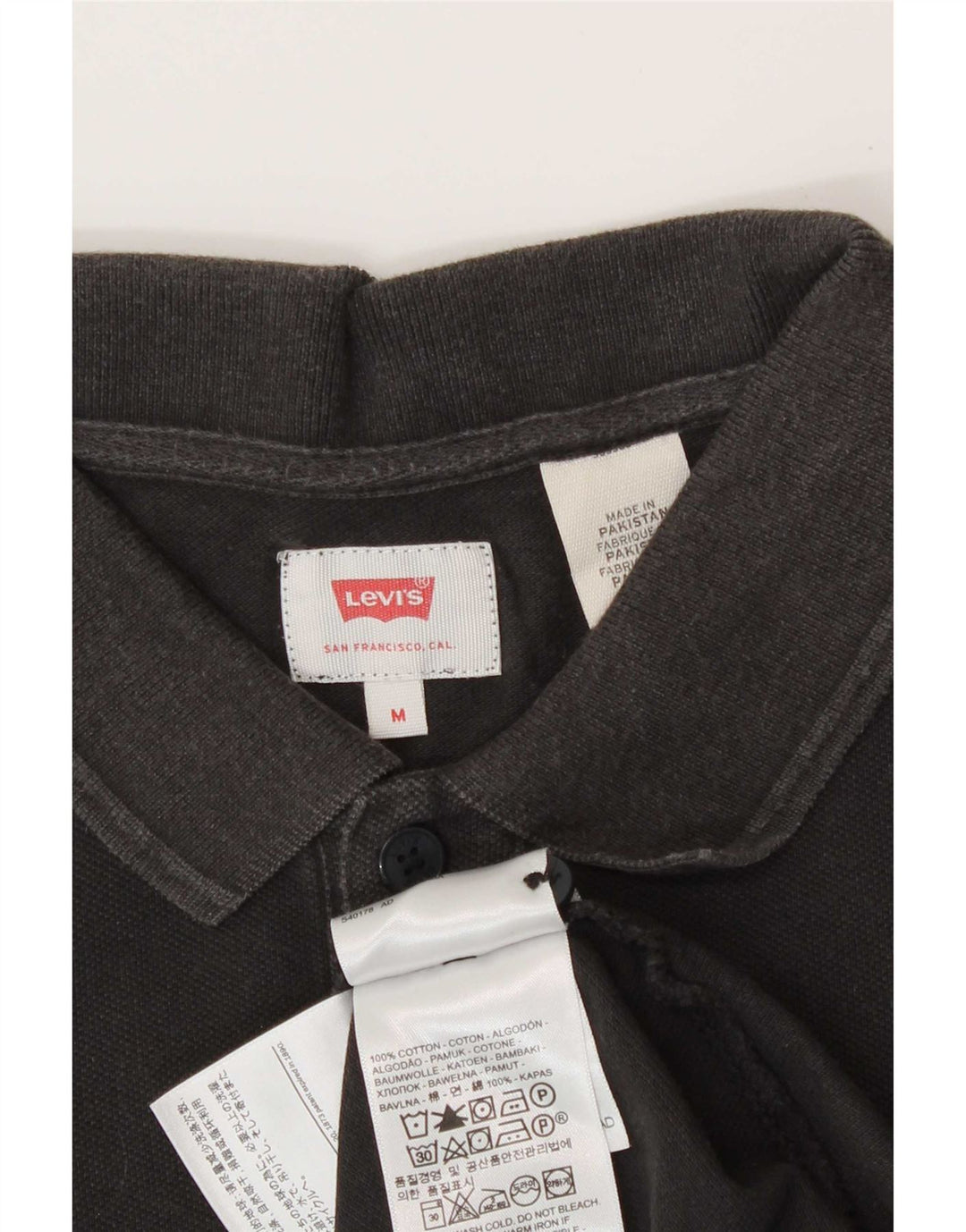 Levi's herre poloshirt mellemgrå bomuld