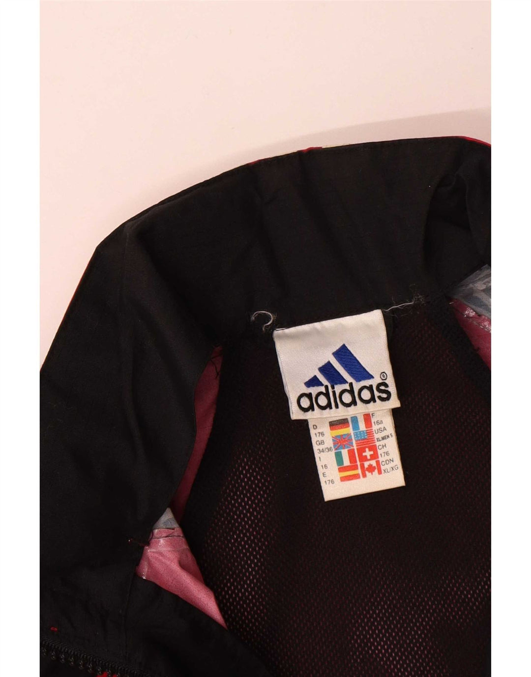 Adidas Regnjakke til drenge 15-16 år Sort Colourblock Polyamid