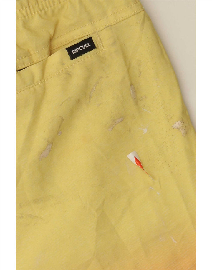 Rip Curl Mens Swimming Shorts XL  Yellow Colourblock