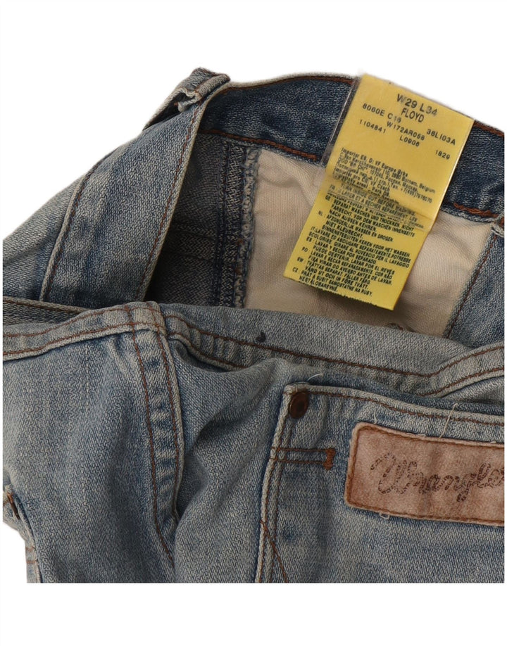 Wrangler Floyd denimshorts til mænd W29 mellemblå bomuld