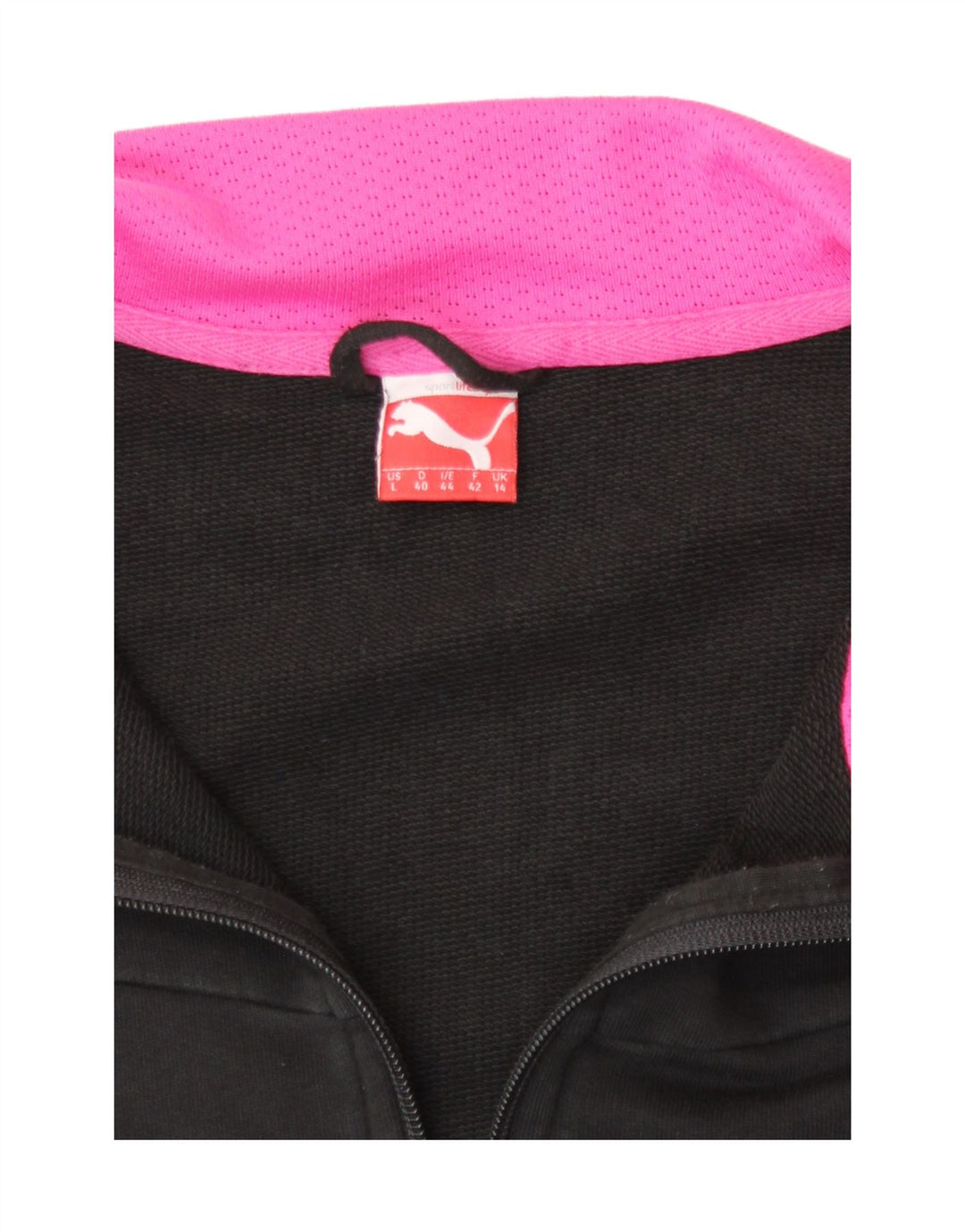 Puma Grafisk træningsdragt topjakke til kvinder UK 14 Medium Sort