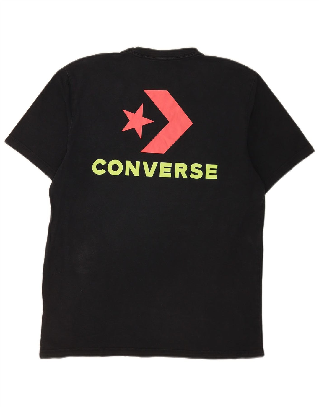 Converse grafisk t-shirt til mænd, lille sort bomuld