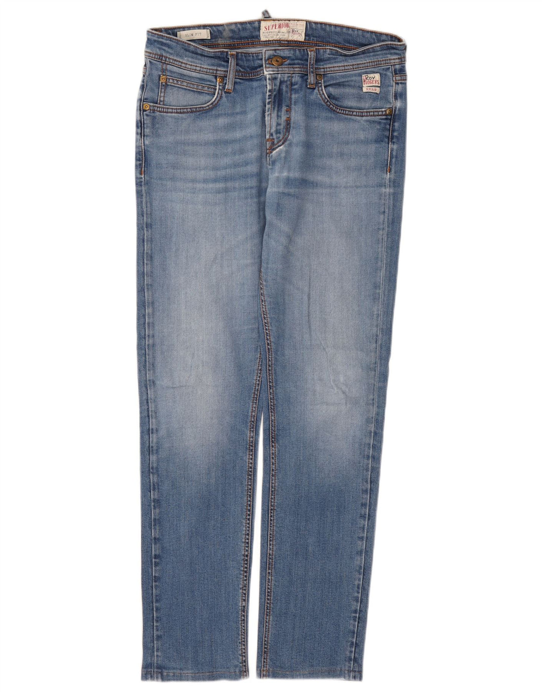 Roy Rogers Dame Superior Slim Jeans W31 L30 Blå Bomuld