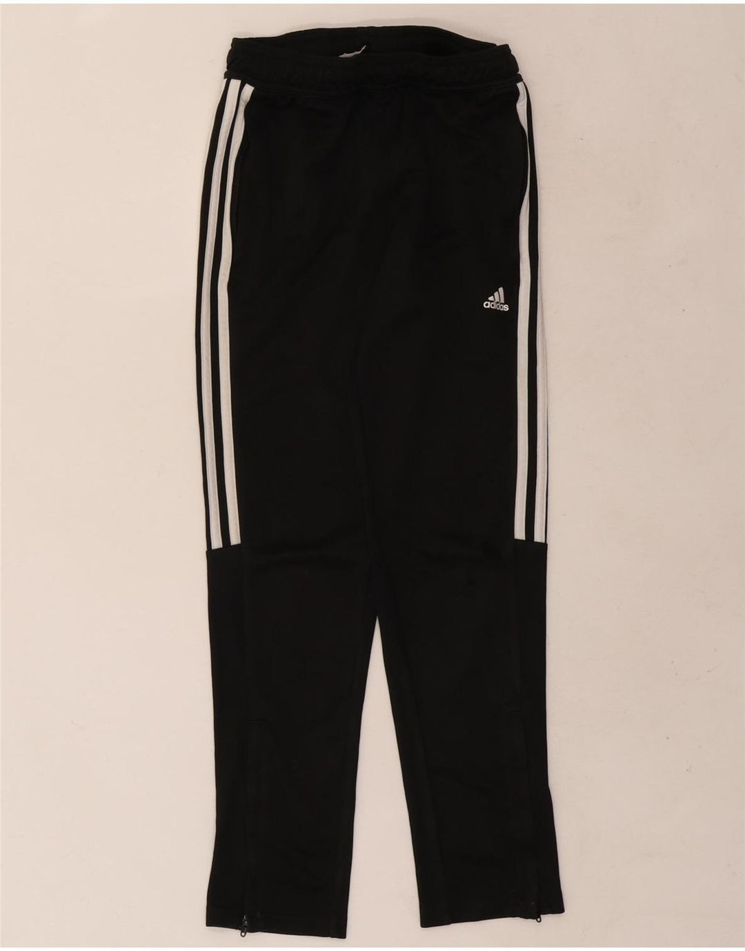 Adidas Boys Aeroready Tracksuit Bukser 11-12 år Sort Polyester
