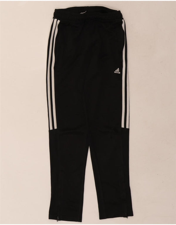 Adidas Boys Aeroready Tracksuit Bukser 11-12 år Sort Polyester