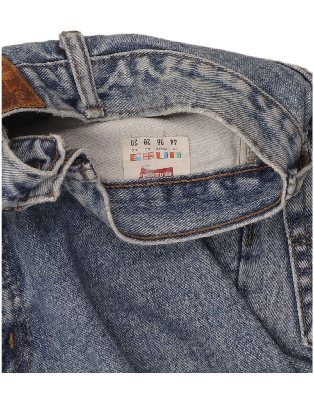 Carrera koniske jeans til kvinder W28 L30 blå bomuld