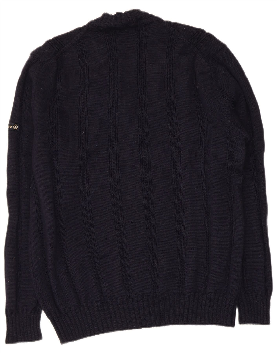 Navigare Herre cardigan sweater Medium Marineblå Uld