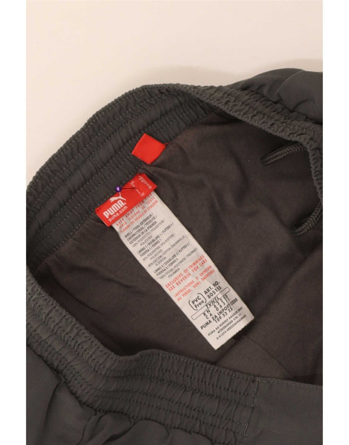 Puma Boys Windbreaker Bukser 11-12 År Grå Polyester