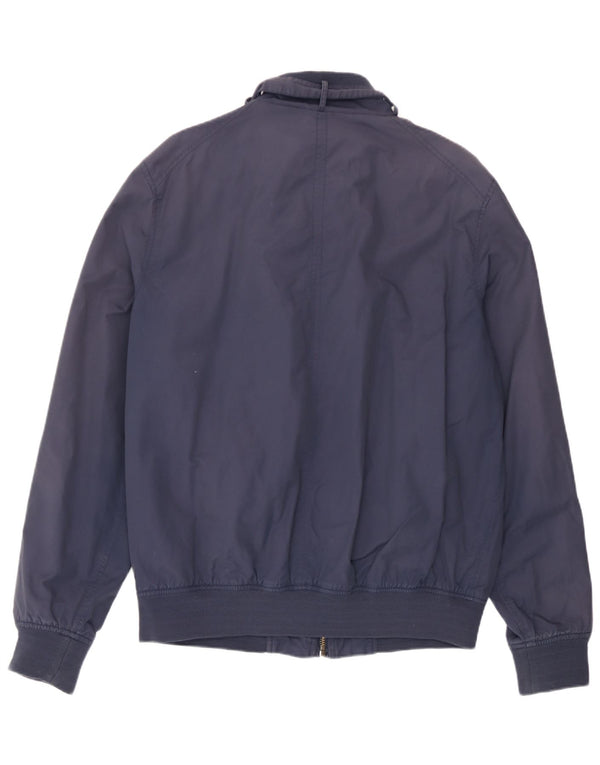Schott Herre Bomber Jacket UK 44 2XL Navy Blue Bomuld