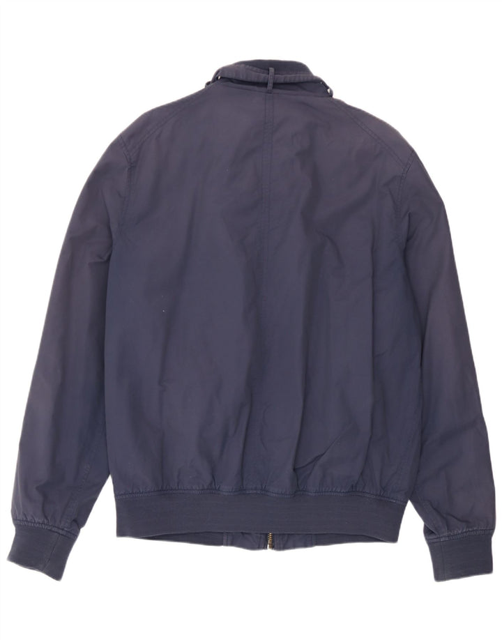 Schott Herre Bomber Jacket UK 44 2XL Navy Blue Bomuld
