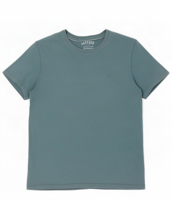 Fat Face Herre T-shirt Top Stor Blå Bomuld