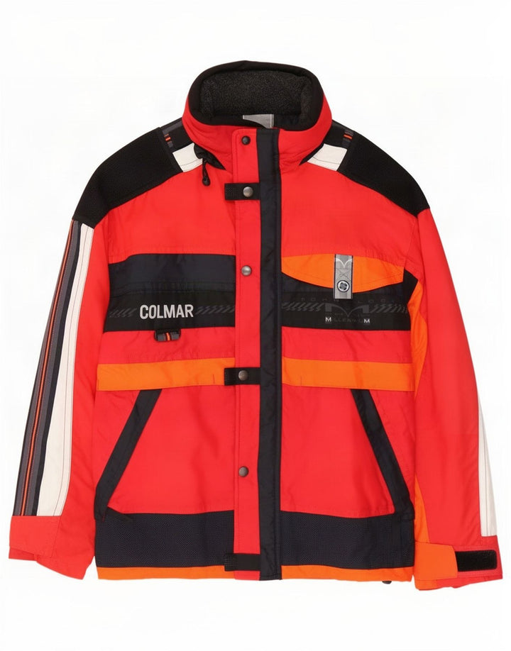 Colmar Skijakke med hætte til mænd EU 48 Medium Rød Colourblock