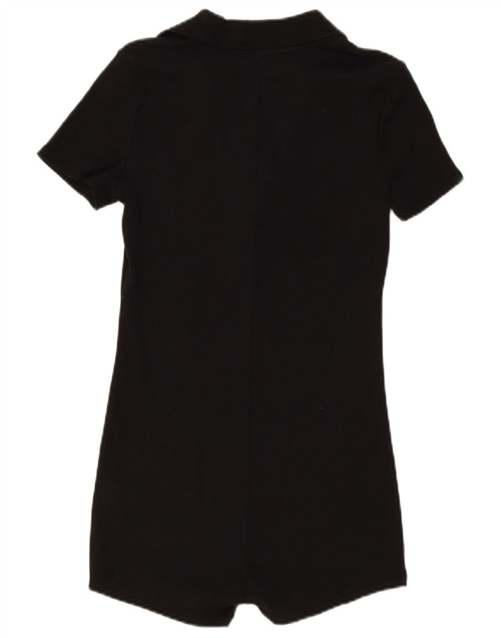 Zara Dame Playsuit UK 14 Large Black Bomuld