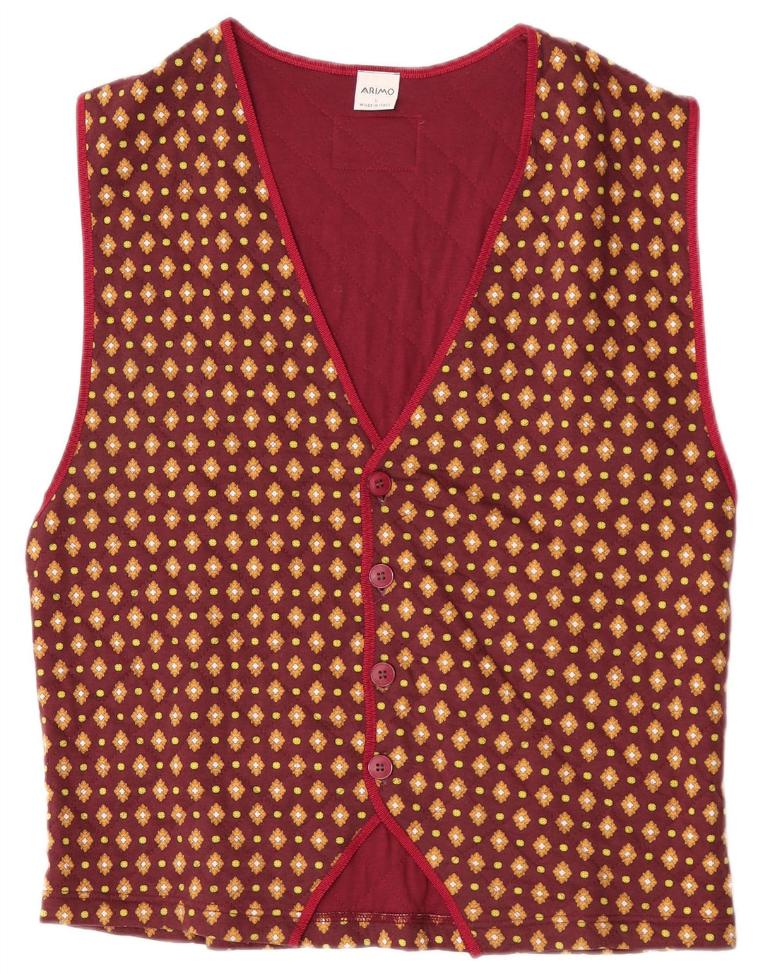 Vintage vest til mænd Stor Bourgogne geometrisk