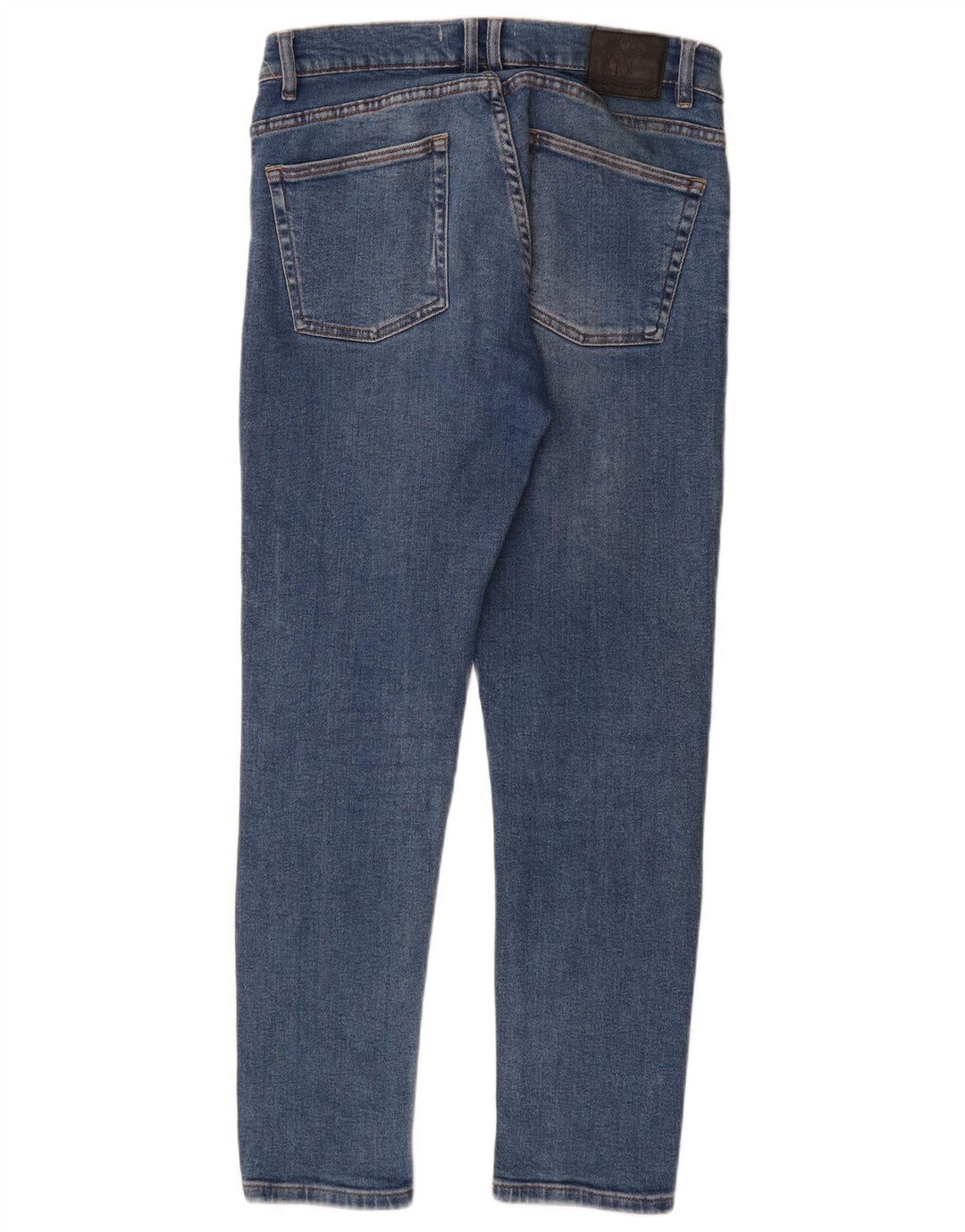 Zara Herre Slim Jeans EU 42 Large W32 L30 Blå Bomuld