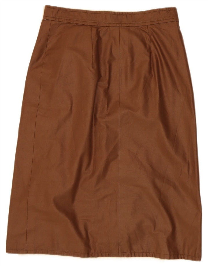 Vintage vendbar nederdel til kvinder W30 Medium Brown