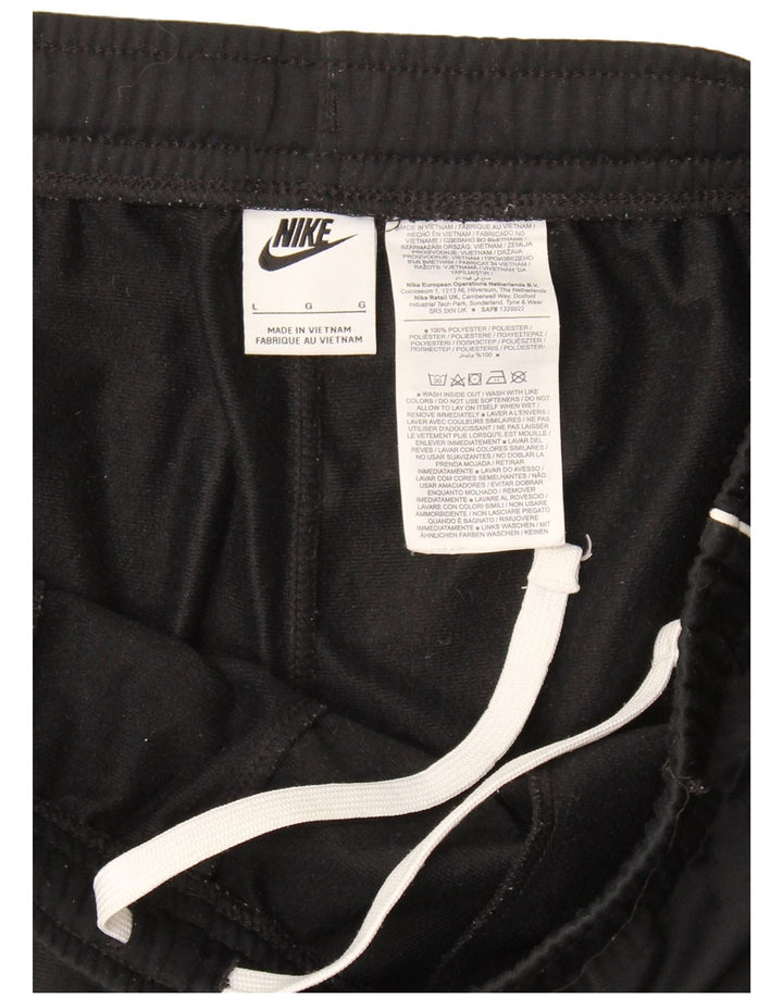 Nike træningsdragt bukser til mænd, joggers, store sorte polyester