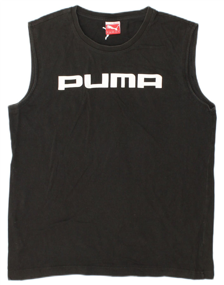 PUMA Herre grafisk vest Top Medium Sort