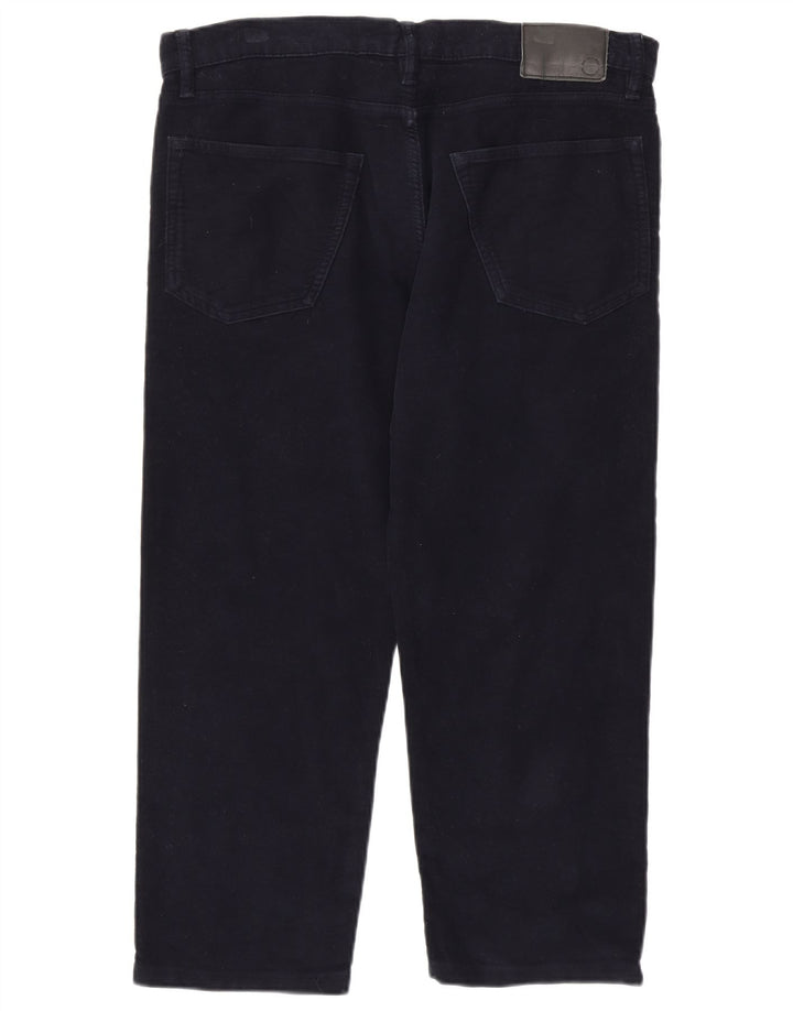 Marks & Spencer herre cropped jeans W36 L24 marineblå bomuld