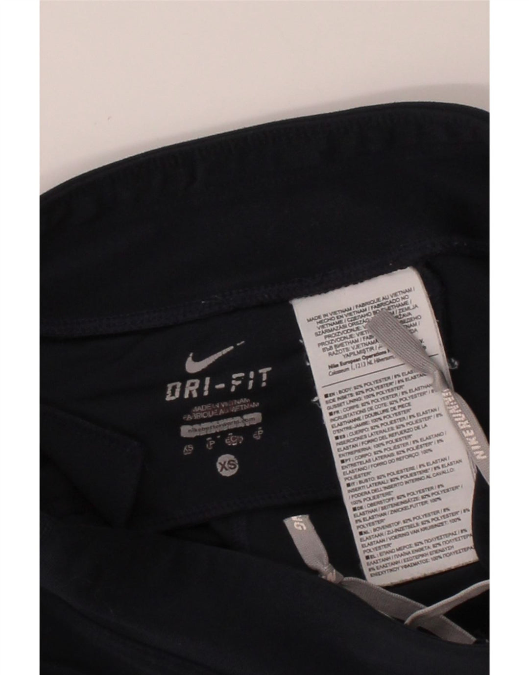 NIKE Womens Dri Fit Tracksuit Trousers UK 6 XS  Navy Blue Polyester Vintage Nike and Second-Hand Nike from Messina Hembry 