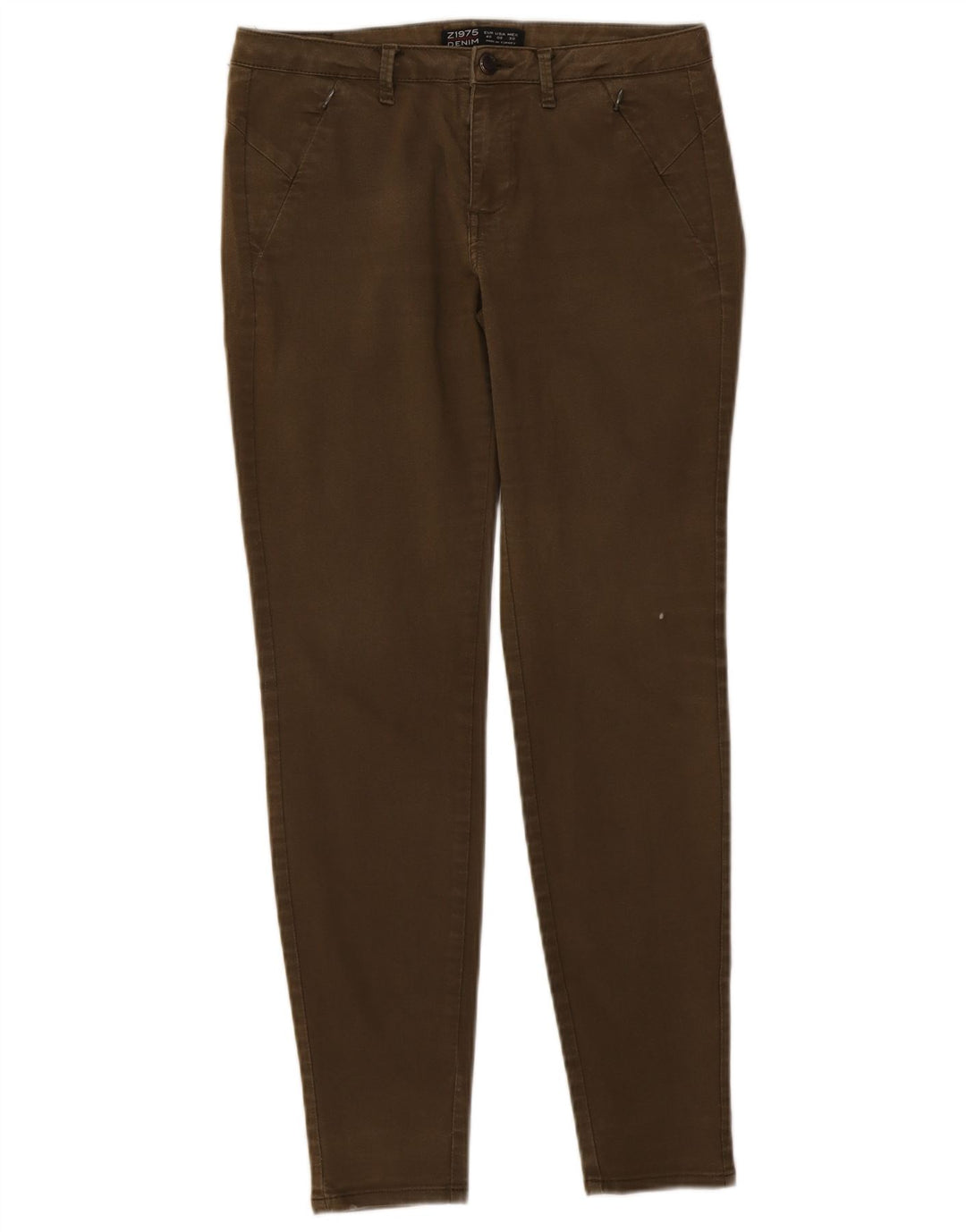 Zara Dame Skinny Jeans EU 40 Medium W30 L28 Khaki