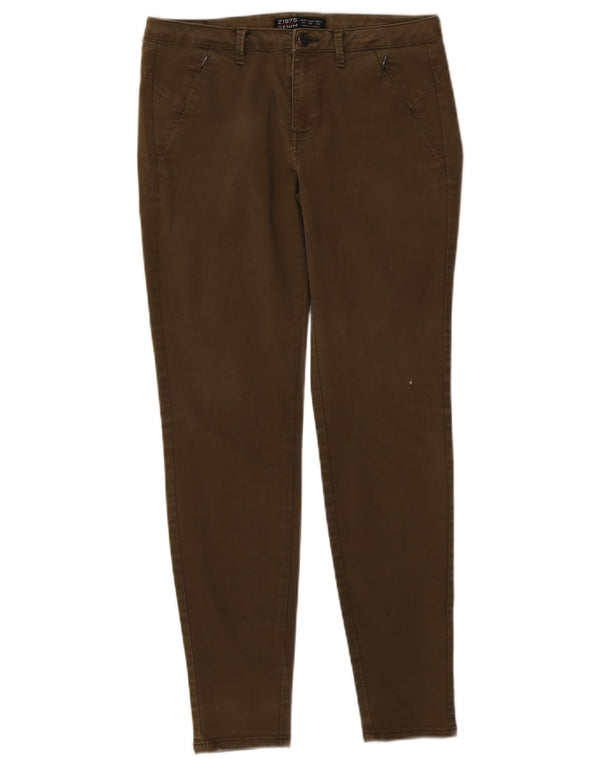 Zara Dame Skinny Jeans EU 40 Medium W30 L28 Khaki