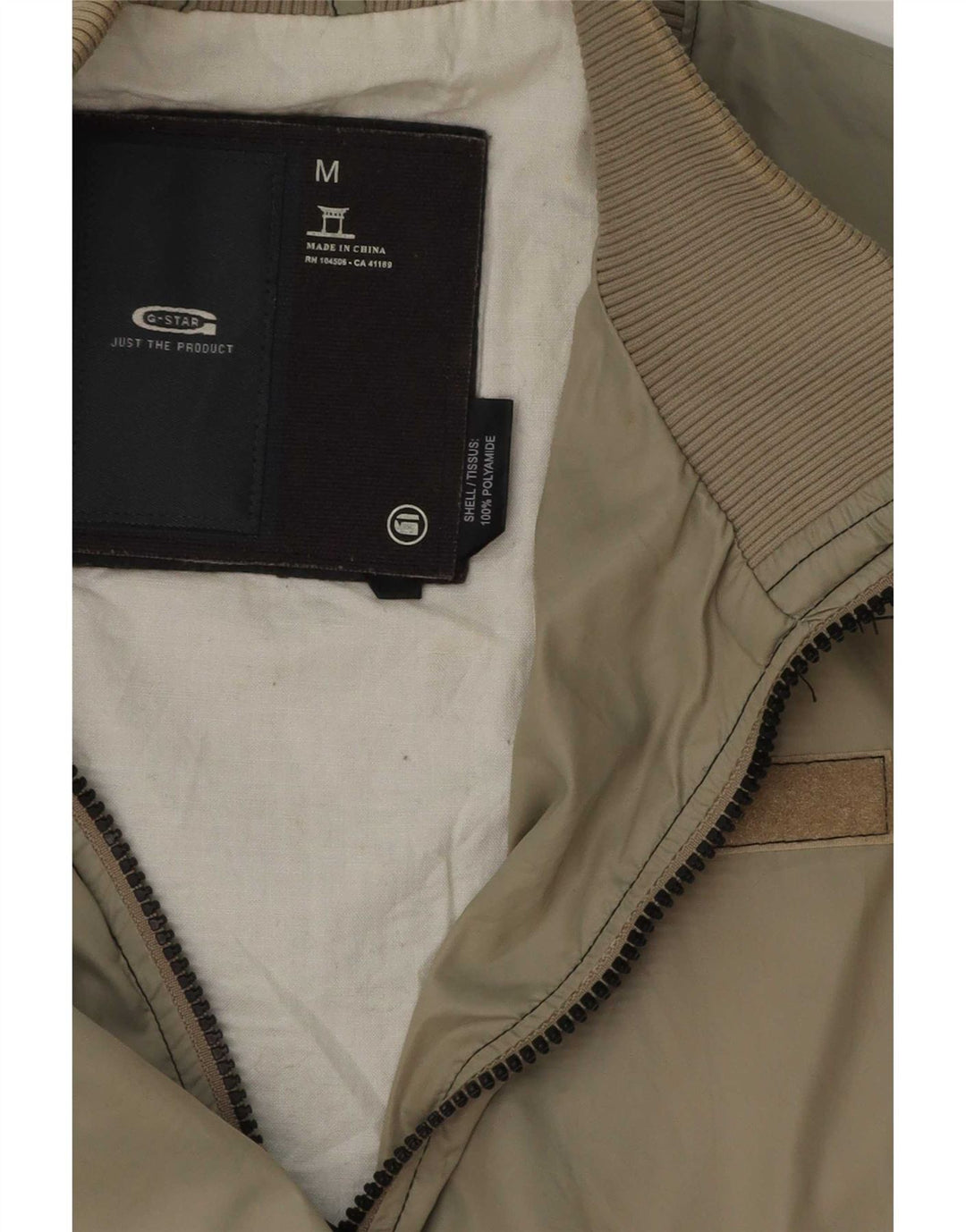 G-Star Womens Graphic Utility Jacket UK 38 Medium Beige Polyamid