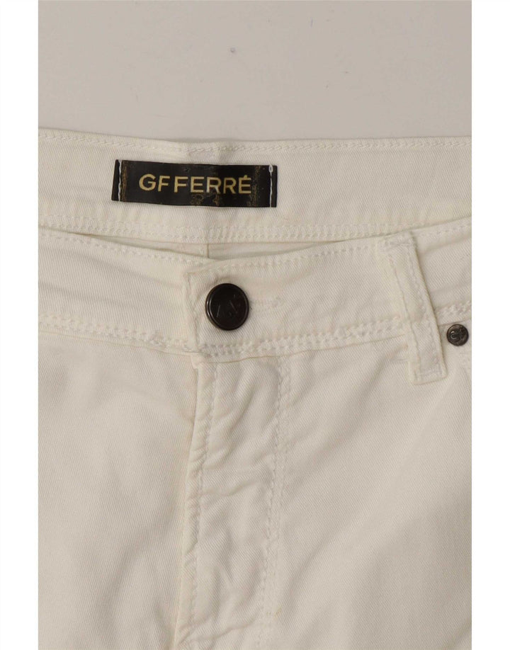 GF Ferre Dame Bootcut Jeans W34 L31 Hvid