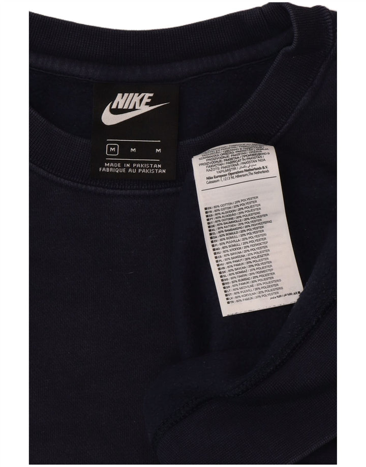 NIKE sweatshirt til mænd Medium marineblå bomuld