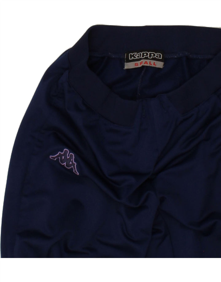 KAPPA Womens Tracksuit Trousers UK 10 Small Navy Blue Polyester Vintage Kappa and Second-Hand Kappa from Messina Hembry 