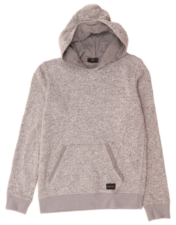 Rip Curl Dame Hoodie Jumper UK 14 Large Grå