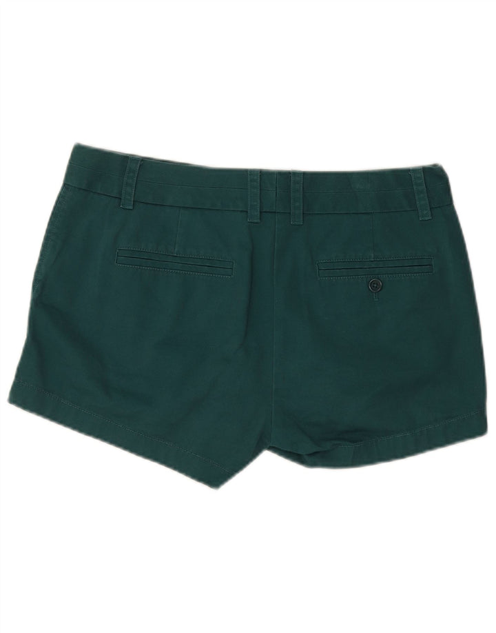 J. CREW Chino-shorts til kvinder US 4 Small W32 Green Cotton