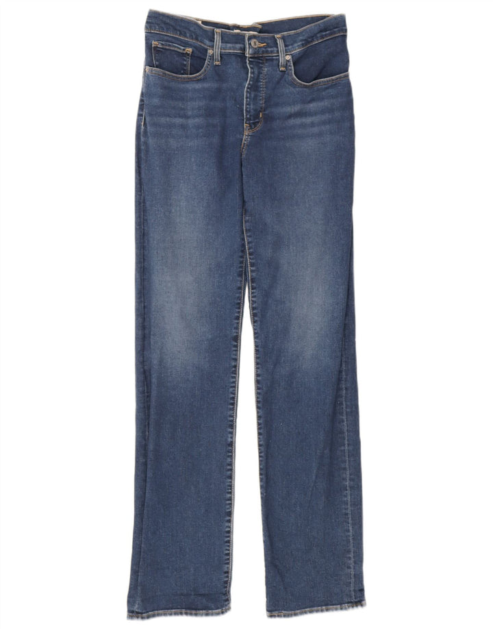 Levi's Womens 314 Shaping Straight Jeans W30 L32 Blå