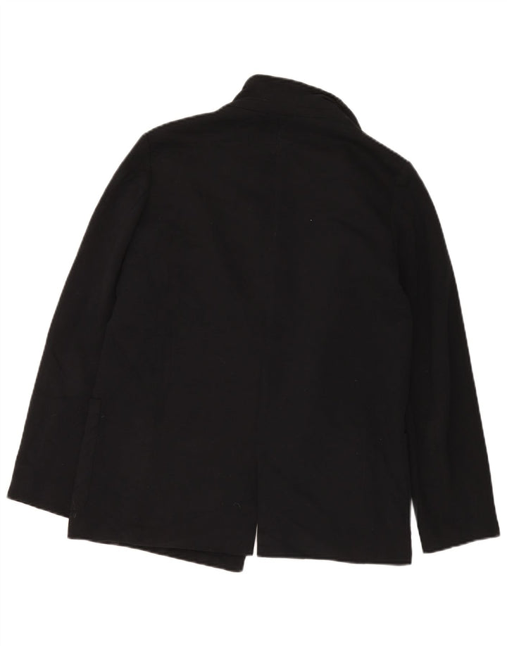 Zara Womens Open Oversized Blazer Jacket UK 6 XS Sort