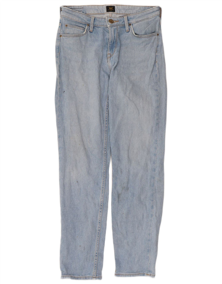 LEE Dame Elly Slim Jeans W26 L28 Blå Bomuld