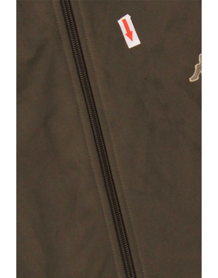 Kappa Herre træningsdragt Topjakke XL Khaki Polyester