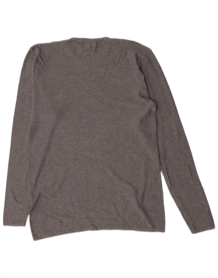 Zara Herre sweater med rund hals XL Grå