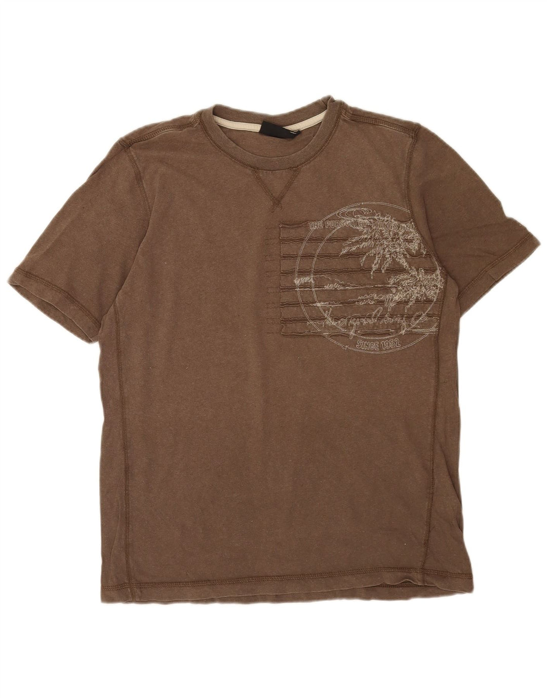 O'Neill Herre grafisk T-shirt top mellemgrå bomuld