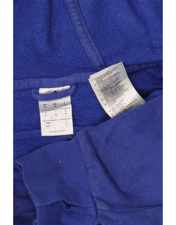 Adidas Hættetrøje med lynlås til mænd Medium Blue Colourblock Bomuld