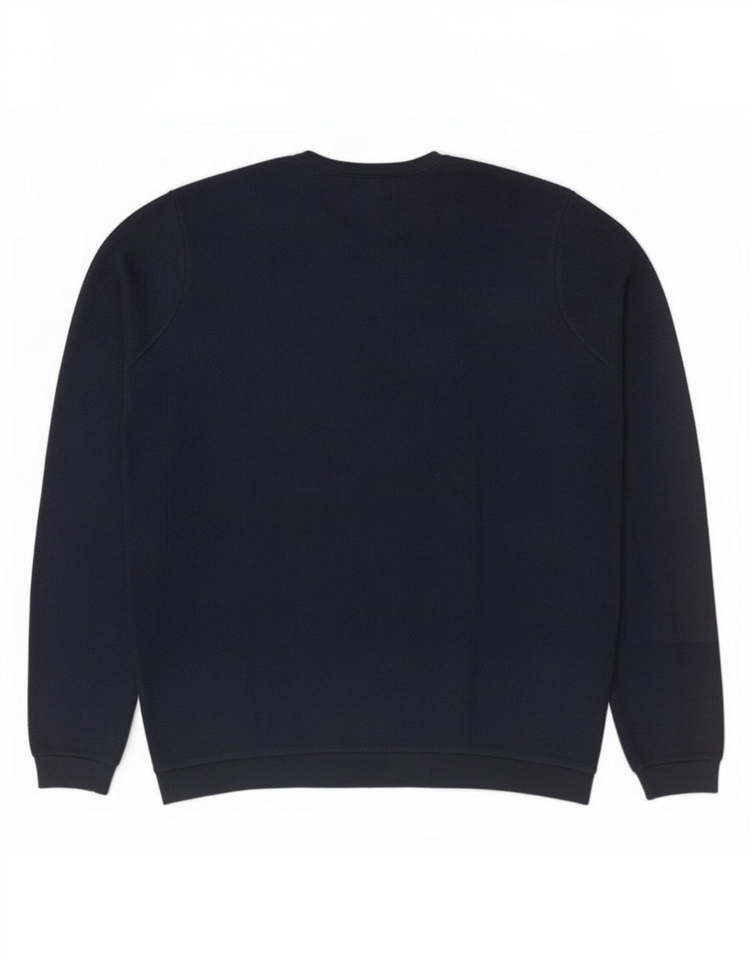 Zara Herre Crew Neck Jumper Sweater Large Navy Blue