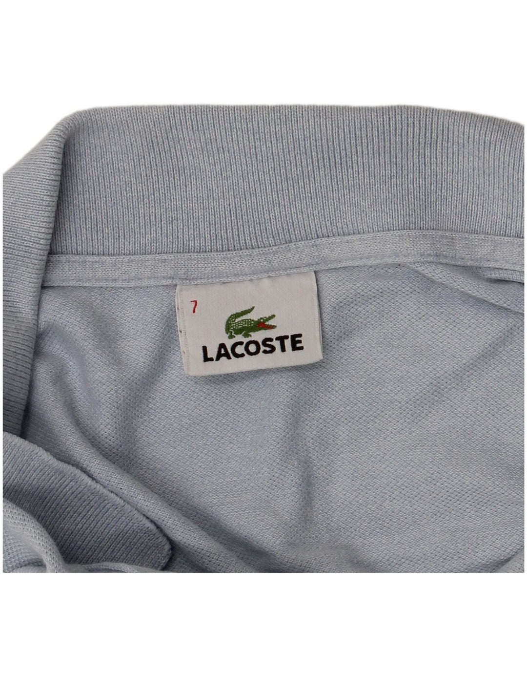 Lacoste Herre Polo Shirt Str. 7 2XL Blå Bomuld