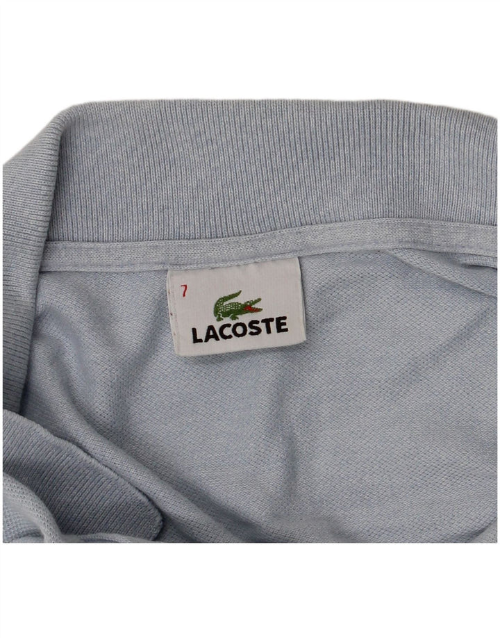 Lacoste Herre Polo Shirt Str. 7 2XL Blå Bomuld