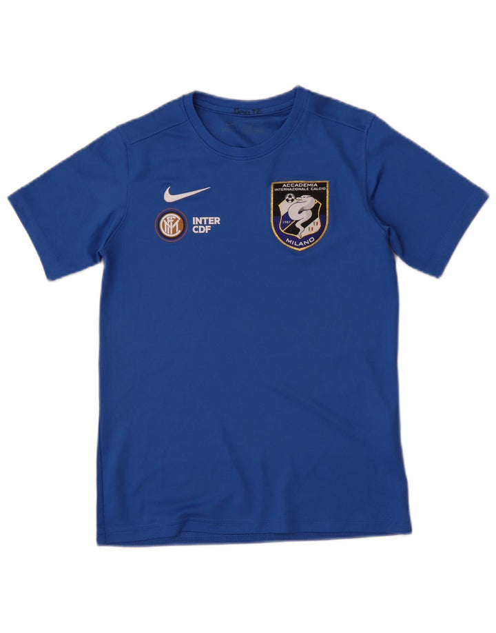 Nike Boys Inter Milan Grafisk T-Shirt Top 12-13 år Stor Blå