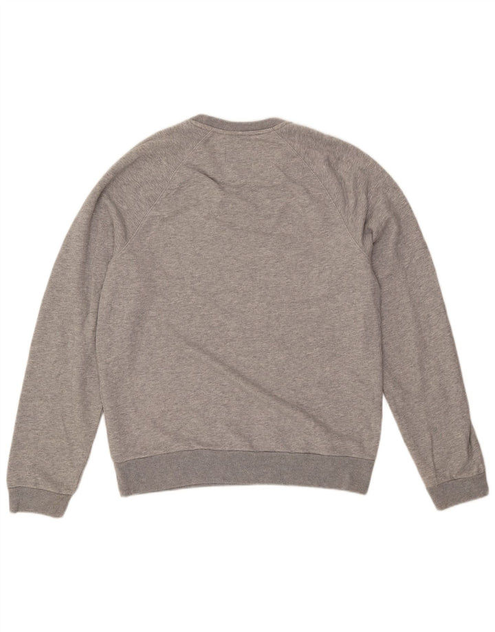 JACK WILLS Herre Grafisk Sweatshirt Jumper Stor Grå Bomuld