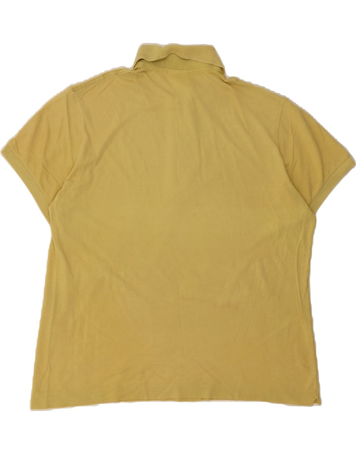 LACOSTE Mens Polo Shirt Size 6 XL Yellow Cotton Vintage Lacoste and Second-Hand Lacoste from Messina Hembry 